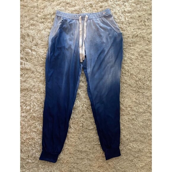 Born Two Toned Blue Joggers Size M - Picture 2 of 5